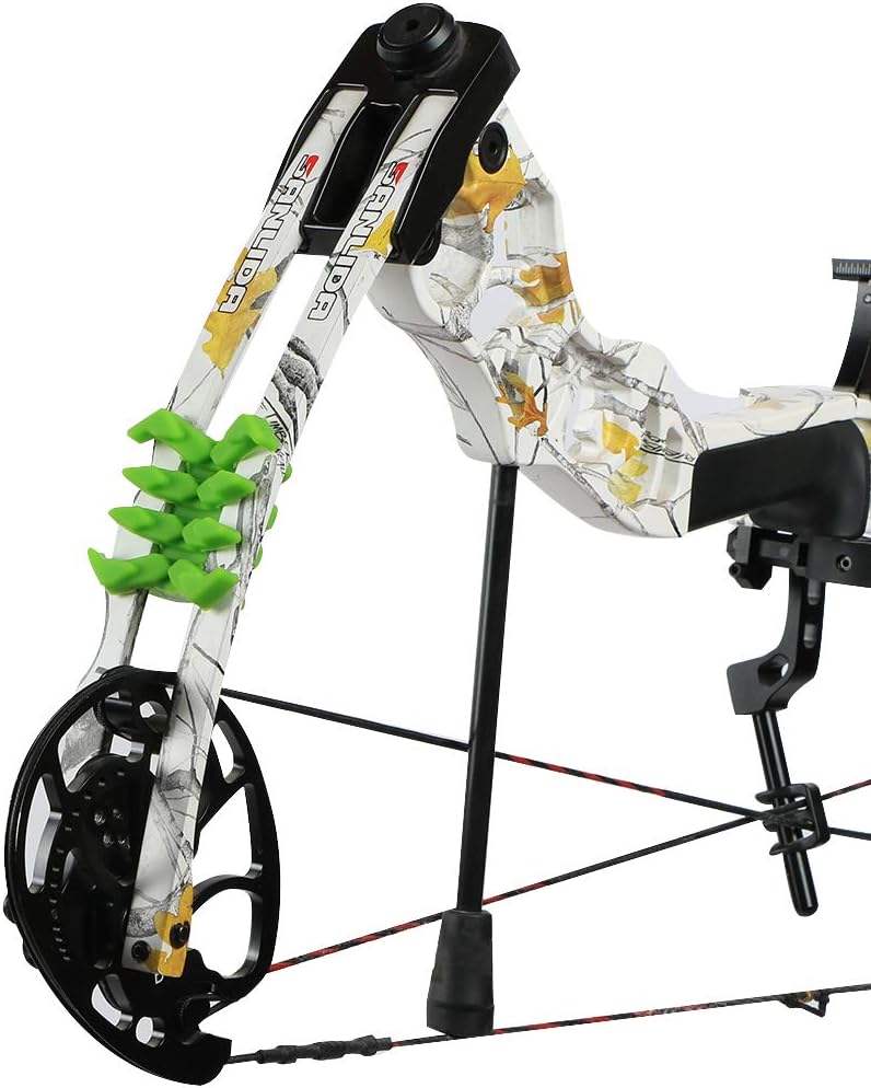 1 Pair Archery Rubber Bow Limbs Vibration Damper Dampener Stabilizer Silencers for Split Limb Compound Bows …