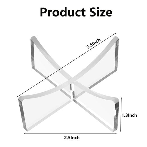HEMYLU Basketball Stand, 3-Pack Acrylic Ball Stand for Display, Clear Storage Holder for Football Basketball Soccer Volleyball Rugby