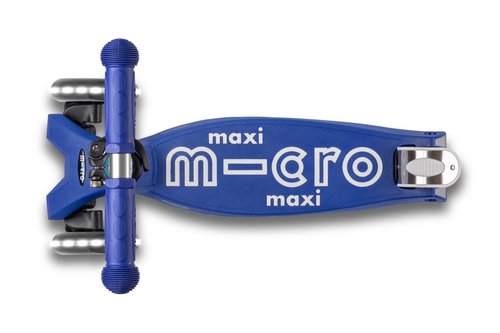 Micro Kickboard - Maxi Deluxe LED 3-Wheeled, Lean-to-Steer, Swiss-Designed Micro Scooter for Kids with LED Light-up Wheels, Ages 5-12