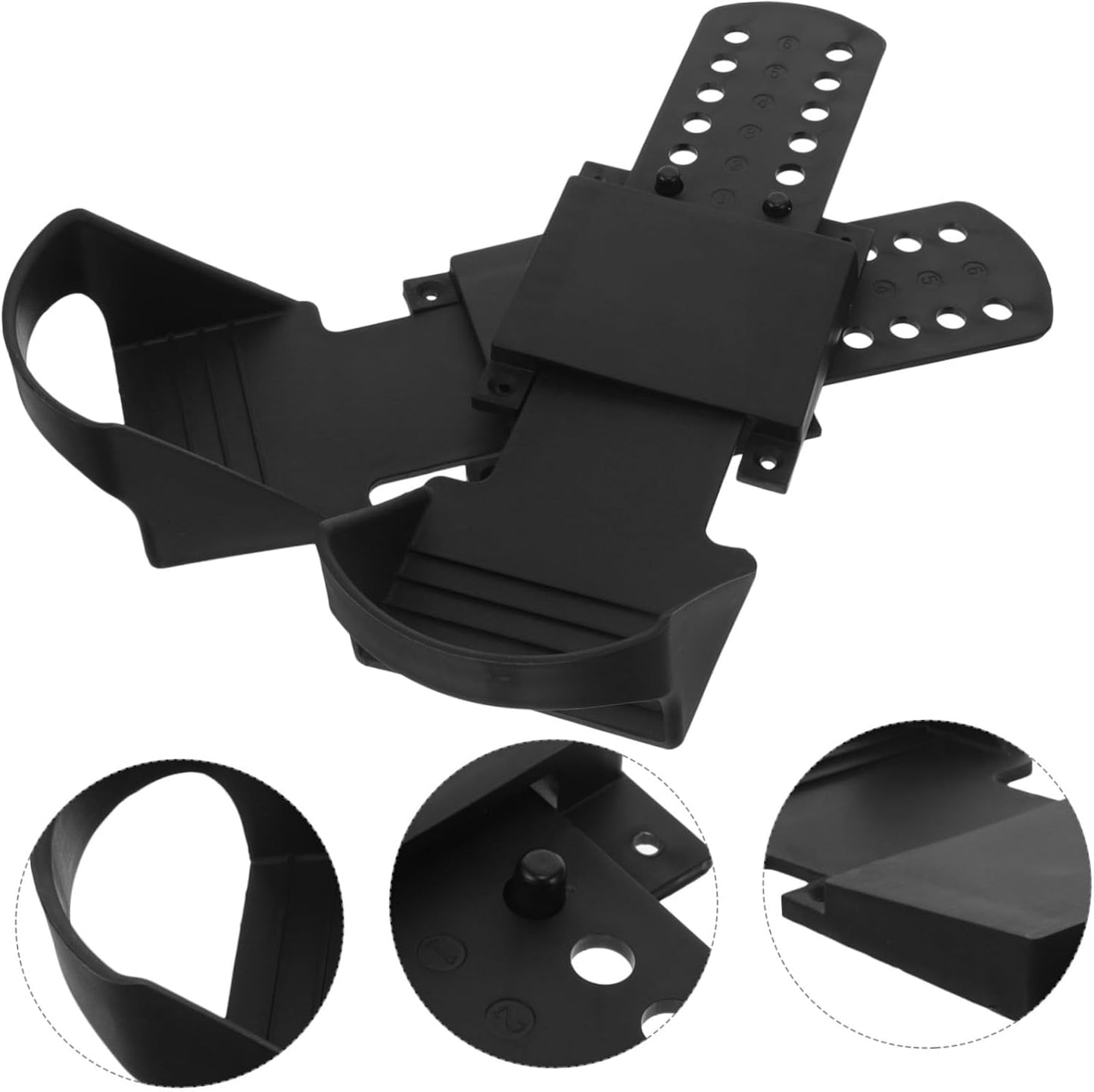 1Pair Skid Rowing Machine Pedals for Exercise Replacement Foot Pedals Compatible with Water Resistance Rowing Machines Durable Rowing Machine Supplies