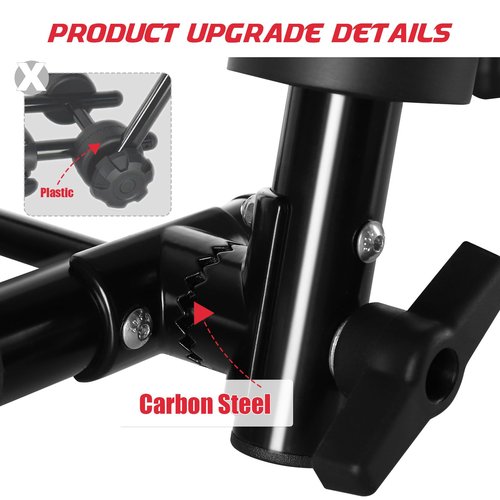 FORWODE Premium Kayak Roof Rack, 2 Pair J-Bar Roof Rack, Folding Adjustable Rack, Heavy Duty Kayak Roof Carrier 2 Kayak, Canoe, SUV, Surfboard on SUV, Car and Truck Crossbar (4 pcs)