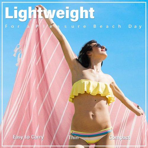 Giant Turkish Beach Towel Blanket 85x75 Cotton XXL Extra Large Oversided Bath Pool Blankets XL Huge Thick Bed Sand Free Throw Towels Picnic Outdoor Big Quilt Necessities Cloud Gifts for Adult Pink