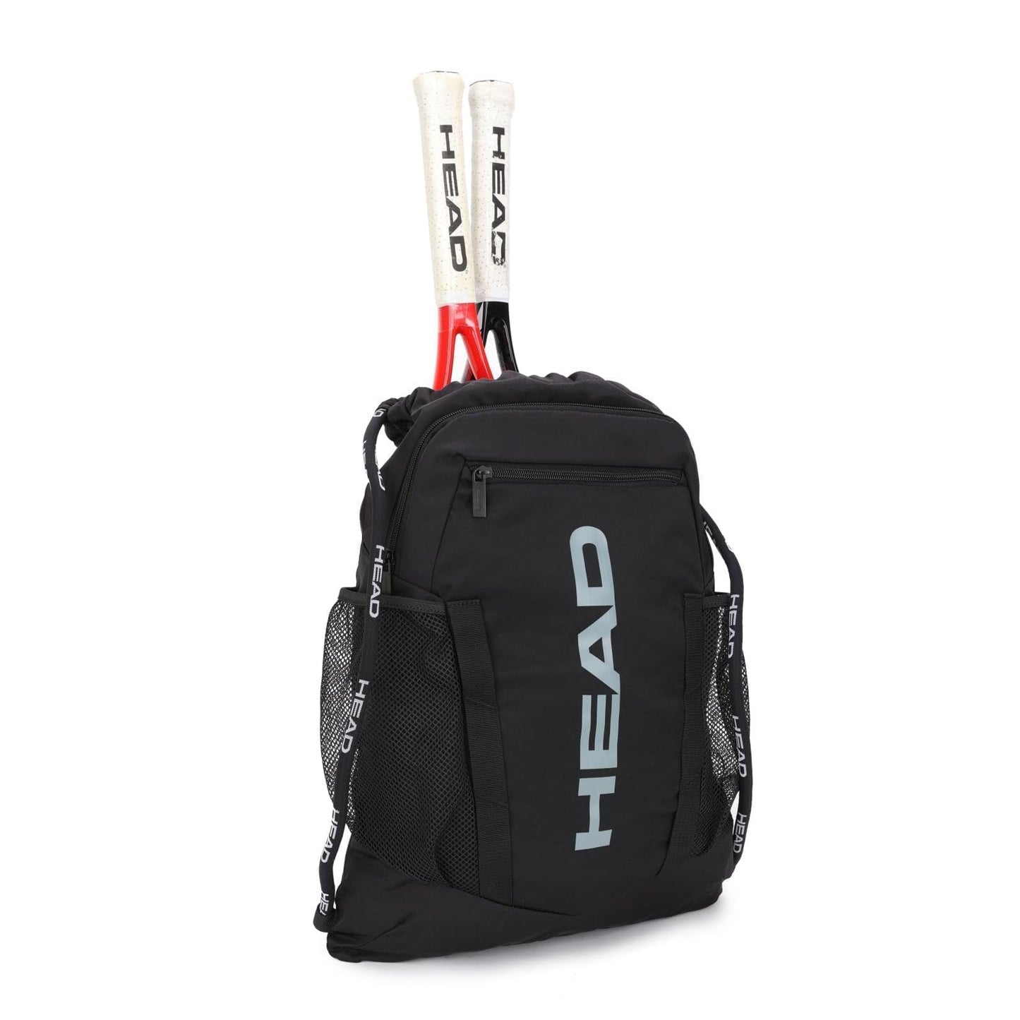 HEAD Men's Drawstring Backpack with Shoe & Phone Pocket,Bottle Holder