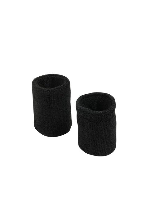 2 Pcs Sports Wrist Guards, Non-Slip Wrist Sweatbands, Lightweight Sports Wristbands, Black