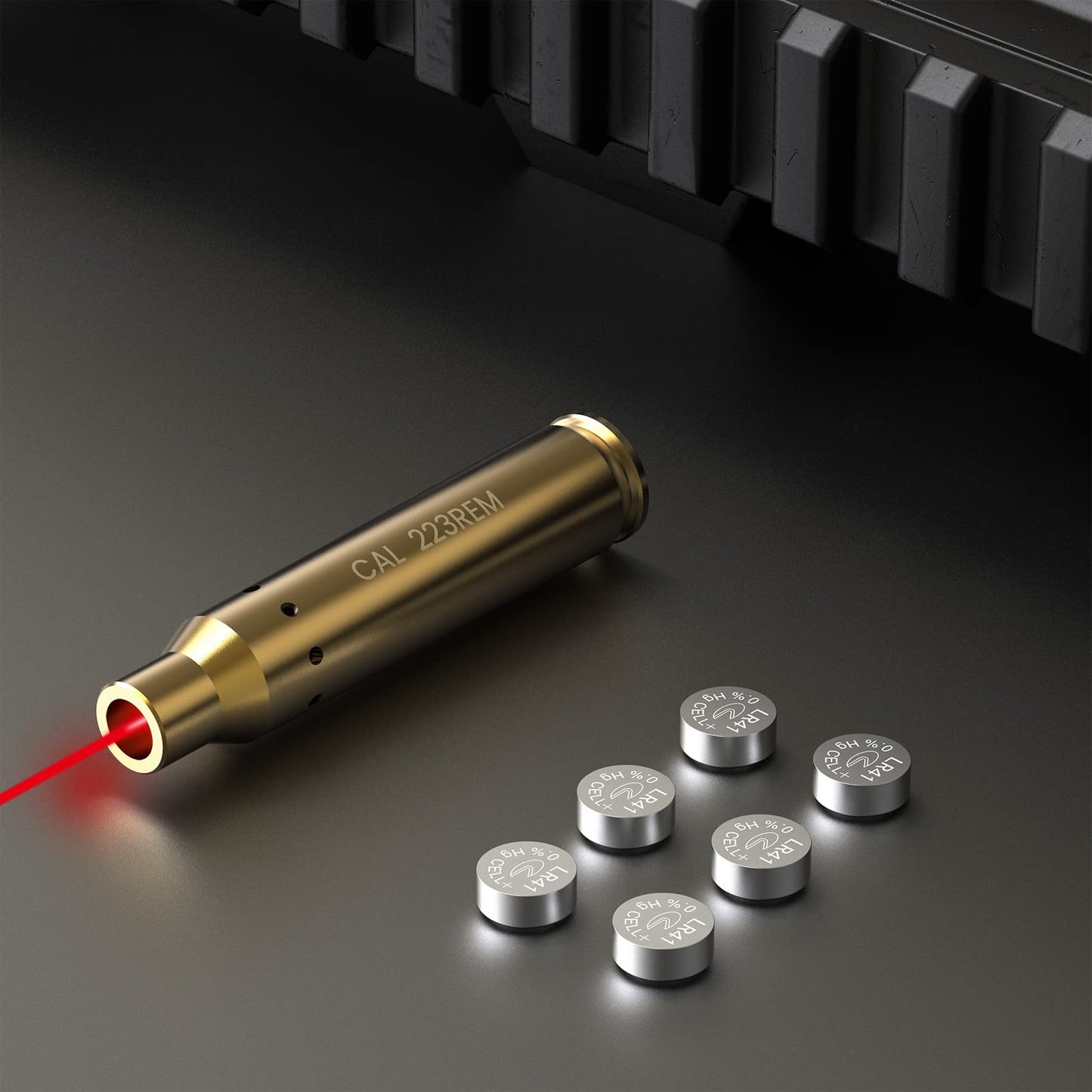 Feyachi 223 5.56 Laser Sight. 223 Rem 5.56mm NATO Red Laser Boresighter