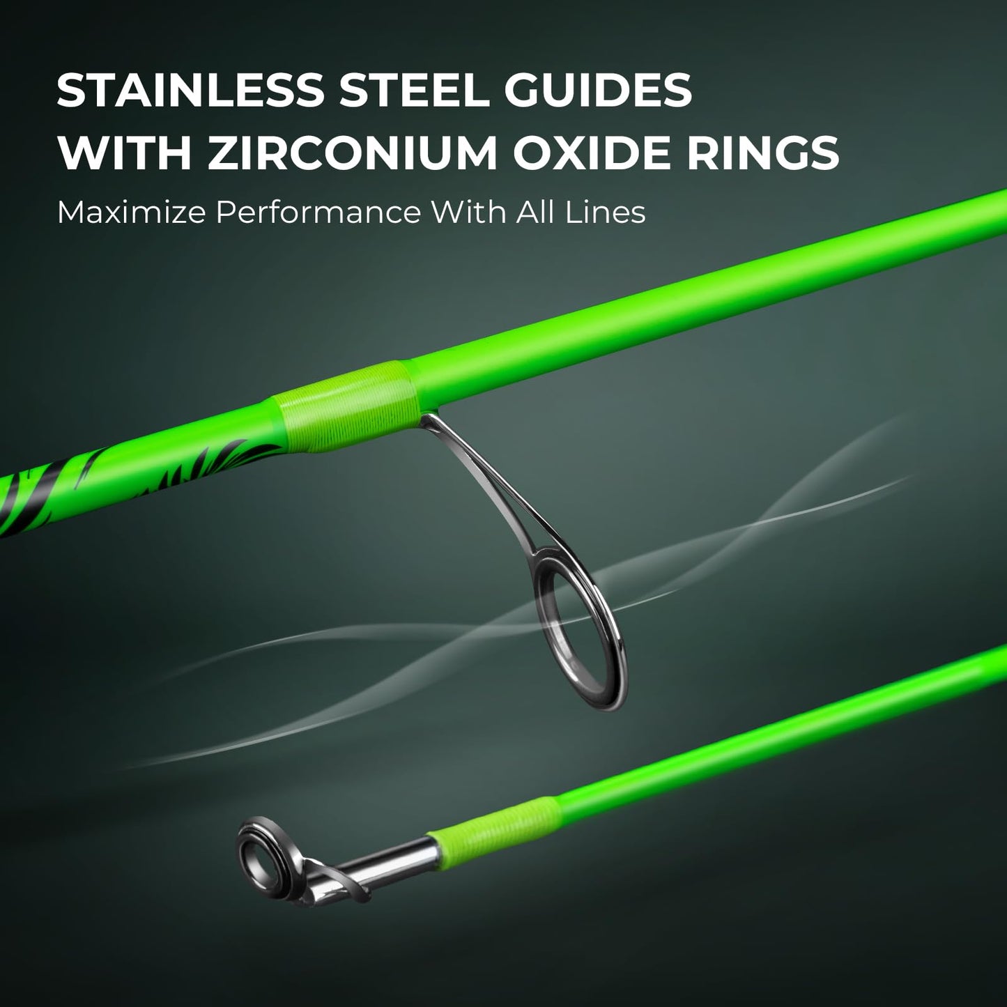 KastKing Zephyr Dual-tip Rod Spinnig Reel Combo,7ft M & MH,3000 Reel