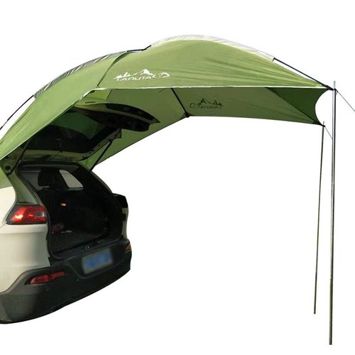 Ageanbri Waterproof Car Tailgate Tent Canopy Car Top Tent Minivan Tent Outdoor Tailgate Shade Awning Tent for Camping, Beach, Picnic and Swimming Pool Camping SUV Car Trunk Tent