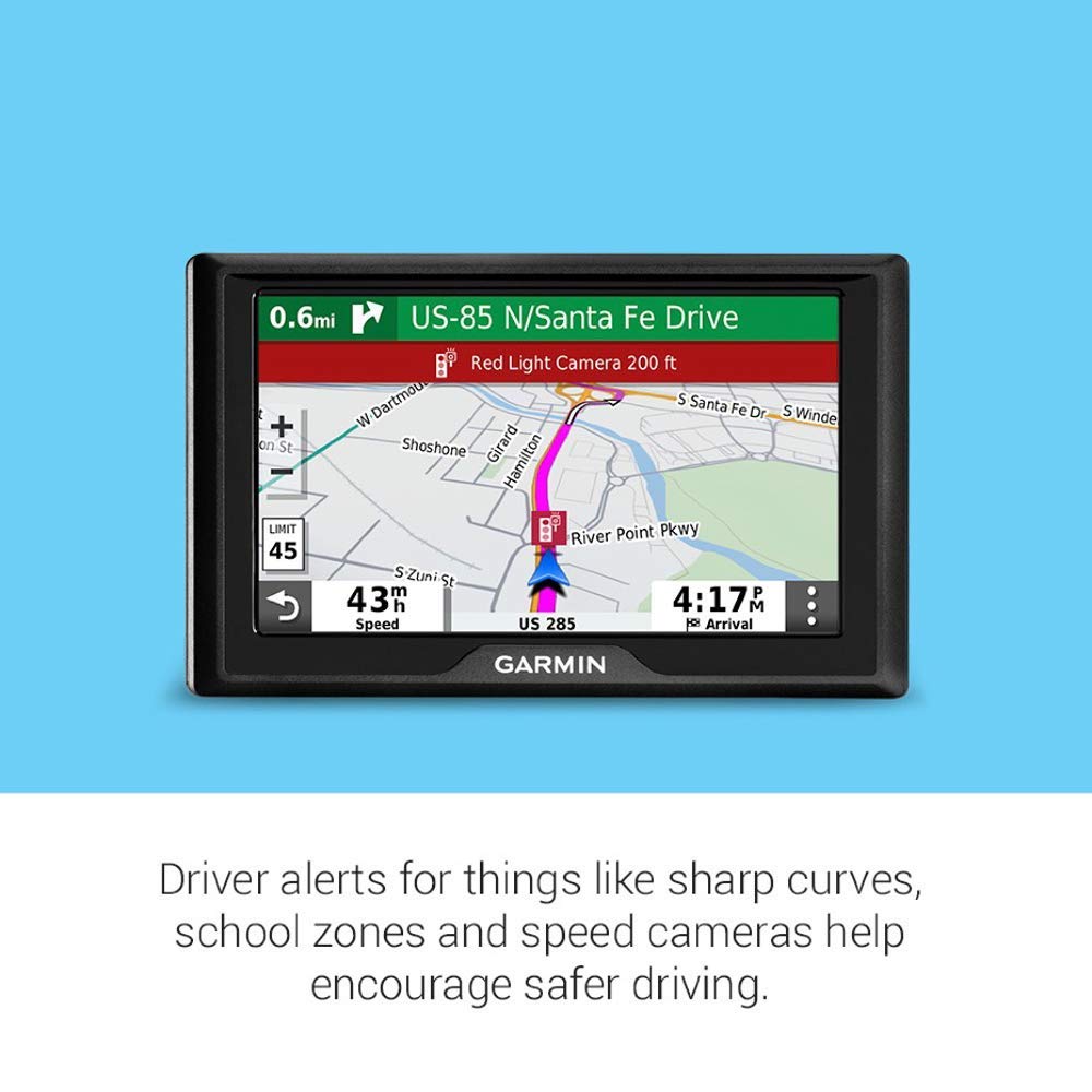 Garmin Drive 52, GPS Navigator with 5 inch Display, Simple On-Screen Menus and Easy-to-See Maps (Renewed)