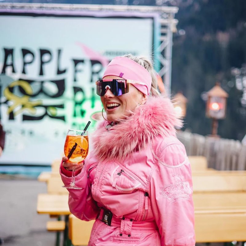 Pit Viper Sunglasses I The Original 2.0 I Wide Fit I HDPV Polarized Lens, Indestructible Frame I Turbo Adjustable for Perfect Fit I Micro Fiber Bag & Retainer Straps I Pink Lens, White Frame