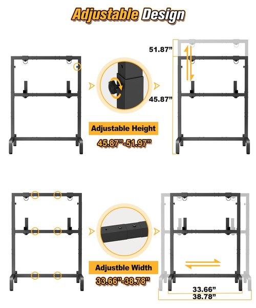 Ardier Adjustable Archery Target Stand, Portable Shooting Target Holder for Foam, 3D, Straw Archery Targets, Hunting Bow and Arrow, Raised Leg Design for Indoor/Outdoor Shooting Range Practice
