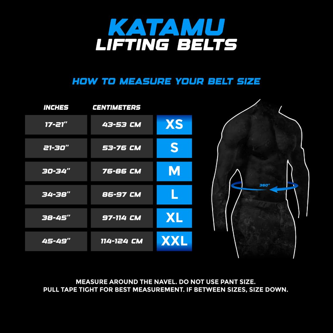 Katamu Wings Premium Weightlifting Belt - Lever Weightlifting Belt - Men and Womens Power Lifting Belt - Leather (Medium)