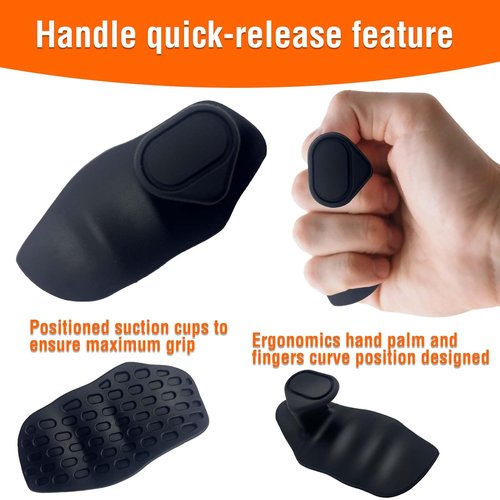 DSCMLIS Workout Grips, Weight Lifting Grip, Ergonomics Anti-Slip Rubber Gym Grips for Men and Women Weightlifting, Pull-Ups, Fitness and Bodybuilding to Protect Palm