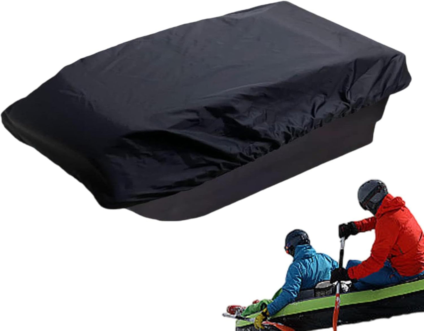 Ice Fishing Sled Travel Cover Waterproof, Oxford Cloth Ice Fishing Shelter Cover, Snow Sled Cover, Outdoor Sled Protector Cover, Protect Your Gear from Protects from Snow, Water and Mud
