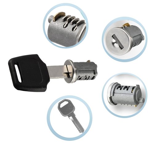 2 Pack Lock Cores for Yakima SKS Car Roof Rack System Components, Lock Cylinders Compatible with Yakima Roof Rack Locks, Universal for All Yakima Lockable Accessories