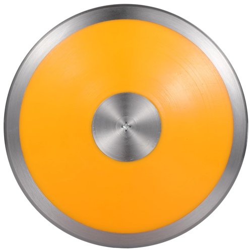 1.0 Kg Sports Training Discus, Track and Field Discus for Women, Nylon-Iron Built, Easy-to-Grip Anti-Slip Finish, Adult Female Sports Practice Discus