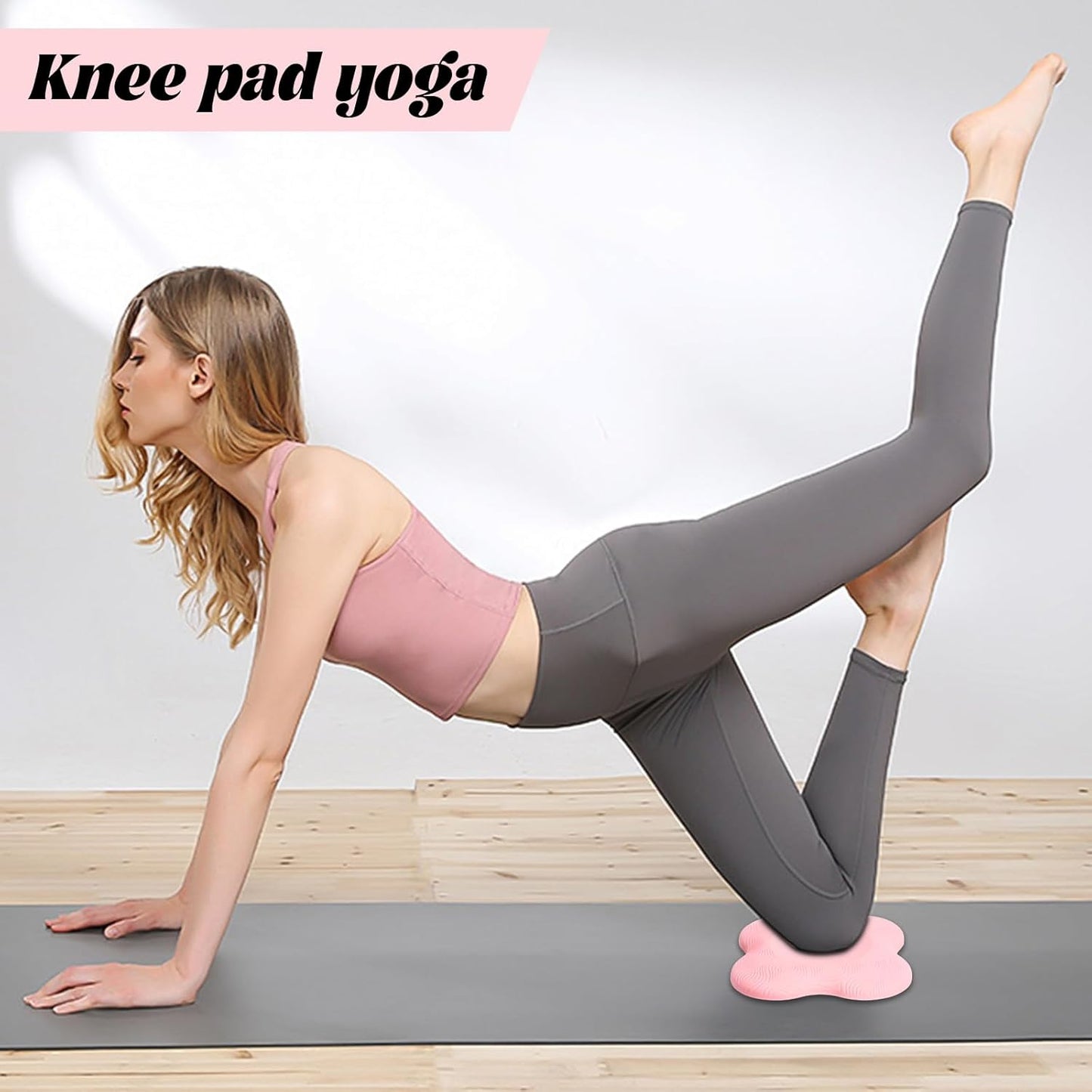 2 packs Yoga Knee Pad Cushion Extra Thick for Knees Elbows Wrist Hands Head Foam Pilates Kneeling pad Yoga Knee Cushion Thick Exercise Pads for Knees Elbows Wrist Hands Head Foam Pilates Kneeling pad,Support Foam Pads for Women and Men