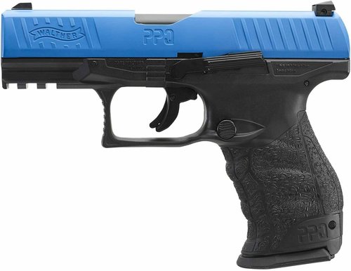 Wearable4U Umarex T4E .43 Cal Walther PPQ Paintball Pistol with 5x12 g CO2 Tanks and Pack of 500x .43 Cal Black Rubber Balls Bundle