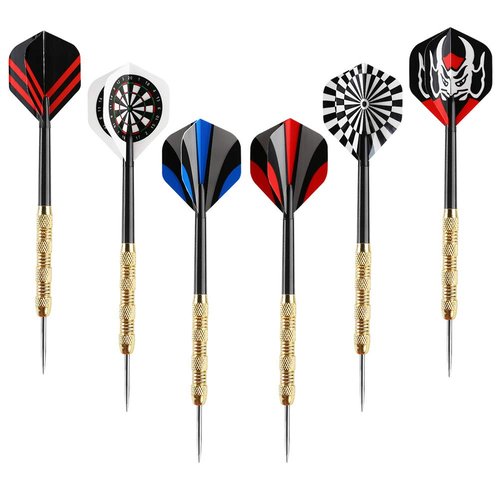 Accmor Metal Tip Darts, Steel Tip Darts, Professional Metal Darts, Darts Metal Tip Set, Metal Darts for Dartboard,18 pcs 