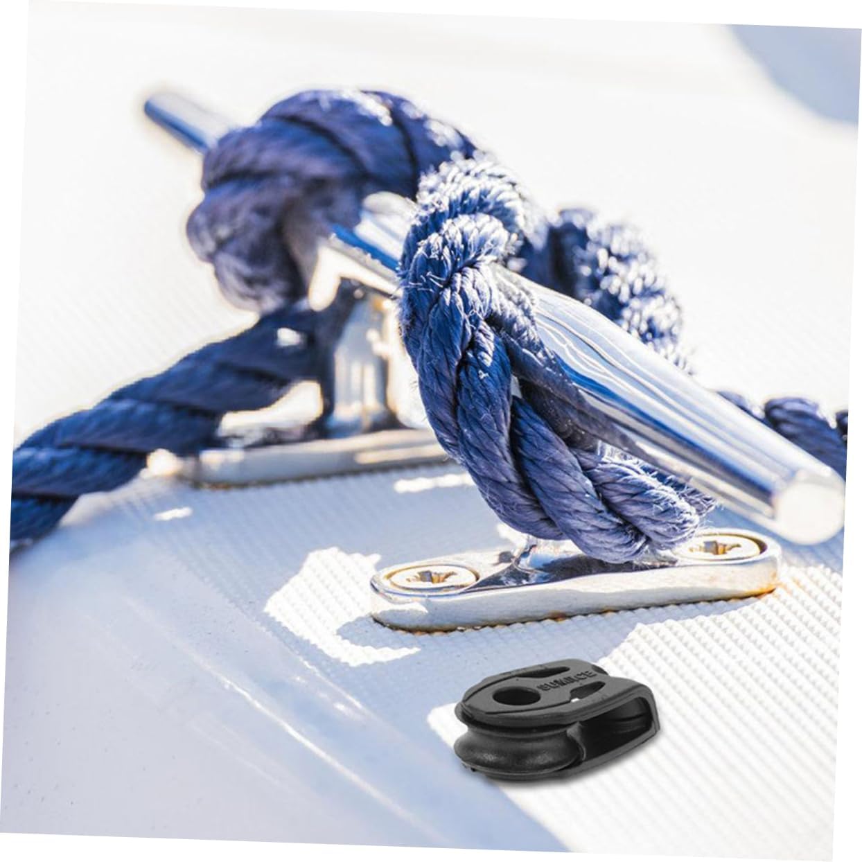 2pcs Single Swivel Pulley High-Strength Nylon Bearing Block for Kayak Sailboat and Use Easy Installation and Precision Manufacturing for Lifting and Stabilizing