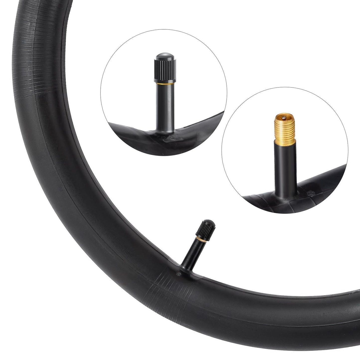 2-PCS 24" Bike Tubes 24x1.75/2.125 AV32mm Schrader Valve 47/54-507 24" Bicycle Tubes Compatible with 24 x 1.75 24 x 1.9 24 x 1.95 24 x 2.0 24 x 2.1 24 x 2.10 24 x 2.125 Bike Tire Tubes