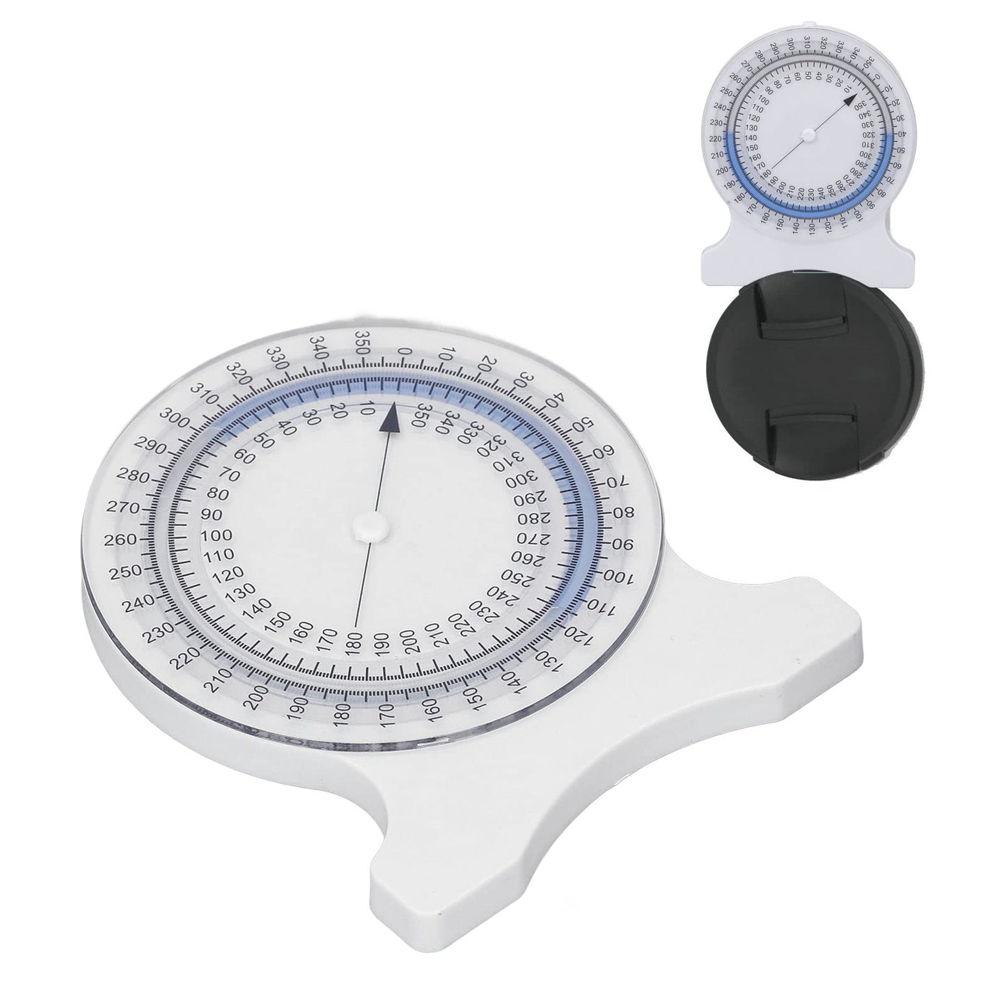 Inclinometer Gauge for Physical Therapy Non Leak Bubble Accurate Measurements for Students Professionals Inclinometer (Blue)