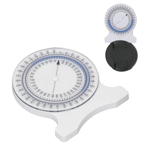 Inclinometer Gauge for Physical Therapy Non Leak Bubble Accurate Measurements for Students Professionals Inclinometer (Blue)