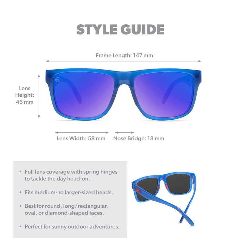 Knockaround Torrey Pines Sport Polarized Sunglasses for Men & Women - UV400 Protection - Running