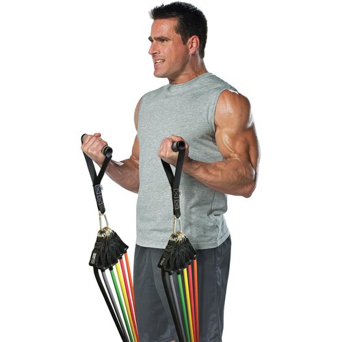 GoFit Portable Home Gym Set - Mega ProGym,Multicolored,Small,GF-2XPGYM