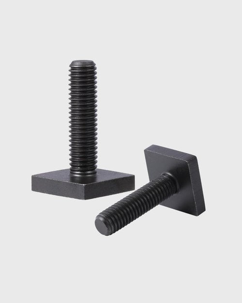 T Slot Bolts for Thule, Yakima Roof Rack Cross Bars, Platform, Cargo Basket, Stainless Square T Track Bolt Adapter to Secure Bike/Ski/Kayak Rack, Solar Panel, Awning, 4mm Thick