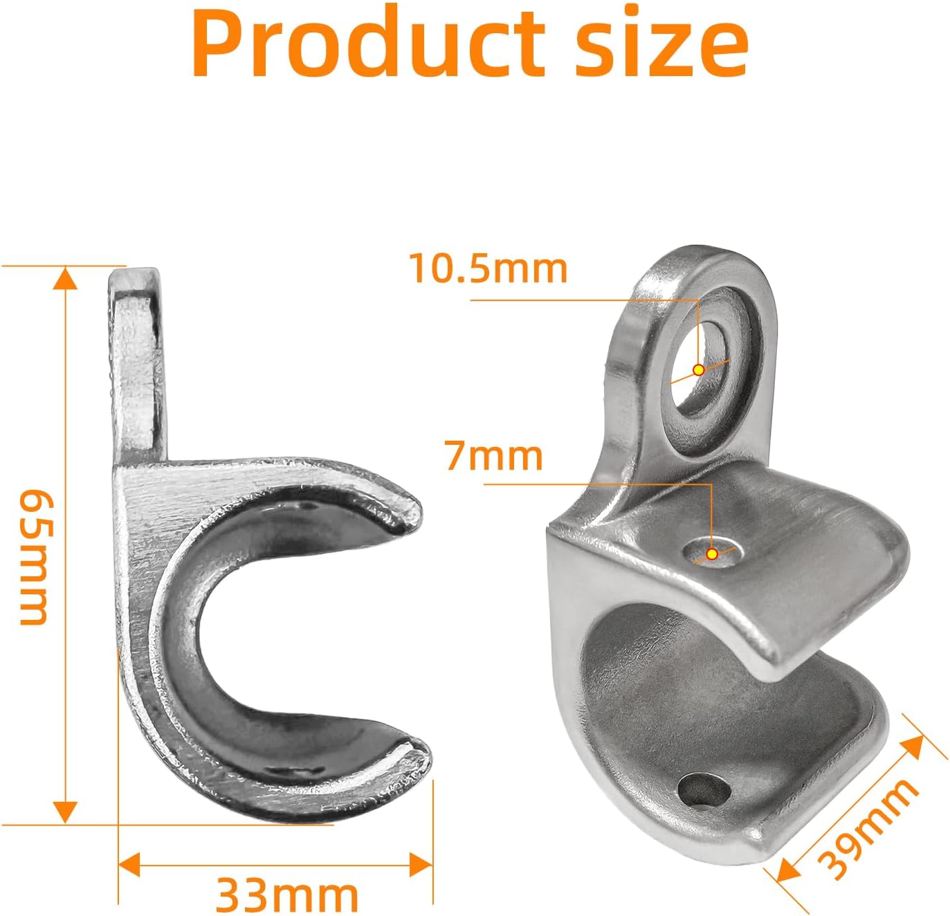 2PCS Bike Trailer Hitch for Thule Chariot Bike Trailers Compatible with Thule Chariot Courier Coaster Cadence Axle Mount Bicycle Strollers (2PCS Trailer Hitch)
