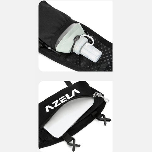 Running Vest for Women Men, Lightweight Hiking Water Backpack, Water Bladder and Soft Flasks, Breathable Pack for Hiking Trail Running Cycling Marathon (B-Black(with Water Bladder), M)