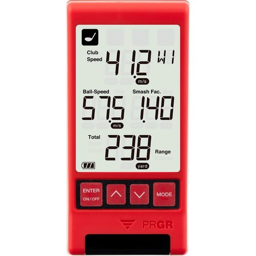 PRGR Pro Gear Speed Gun Speed Measuring Device RED EYES POCKET HS-130 Red Eyes Pocket Golf Baseball Soccer Compatible