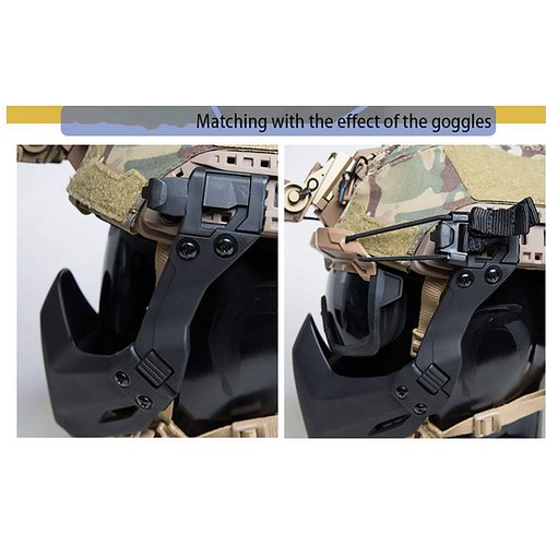 FM* Half Seal Mask (Folding Typle) for Tactical Helmet (TypeB)