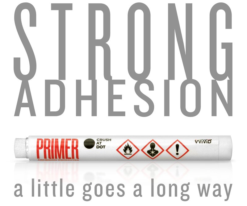 VViViD Primer Pen Adhesive Promoter (0.66mL - 5 Pack) for Vinyl Wrapping, PPF, Painting, Metal, Plastic, Rubber, Concrete and More