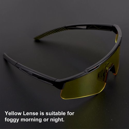 ToopMount Tactical Eyewear Anti Fog, ANSI Z87.1 Shooting Glasses with 3 Interchangeable Lens UV400 Protection Airsoft Goggle