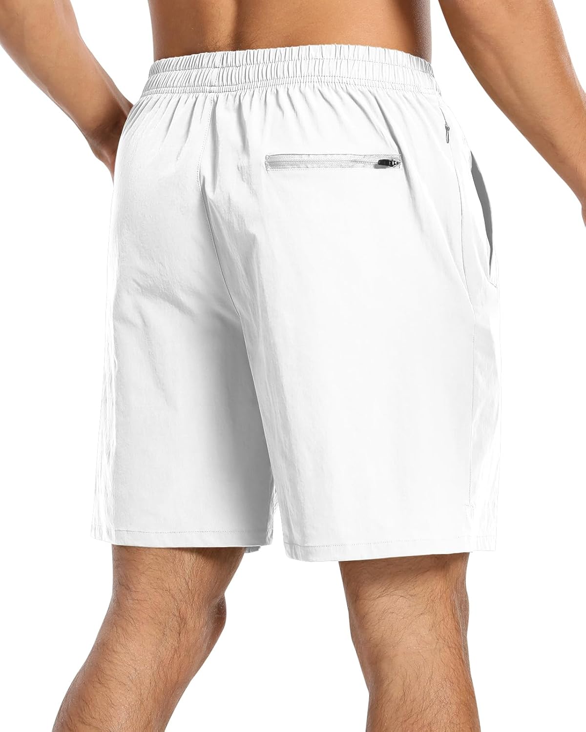 2 Pack Mens Athletic Workout Shorts 7 Inch Quick Dry Gym Shorts with Pockets, Sports Tennis Running Shorts for Men