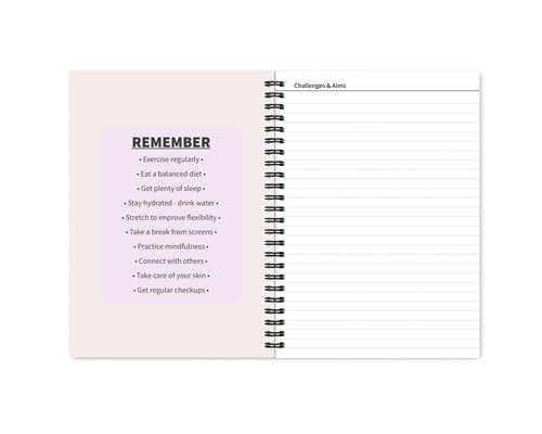 Better Health - Exercise, Nutrition & Wellness Journal - Stay healthy with our handy, simple tracking charts - A5 size with 104 undated pages - For A Happier, Healthier Life (Beige)