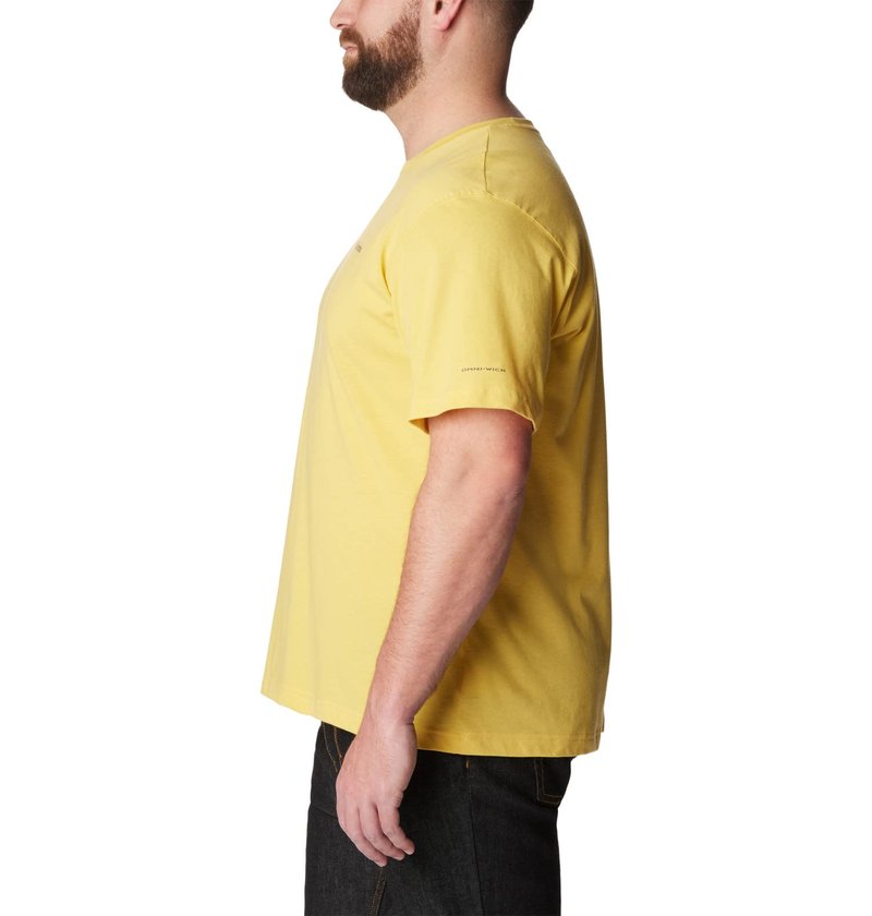Columbia Men's Thistletown Hills Short Sleeve, Golden Nugget, 4X Tall