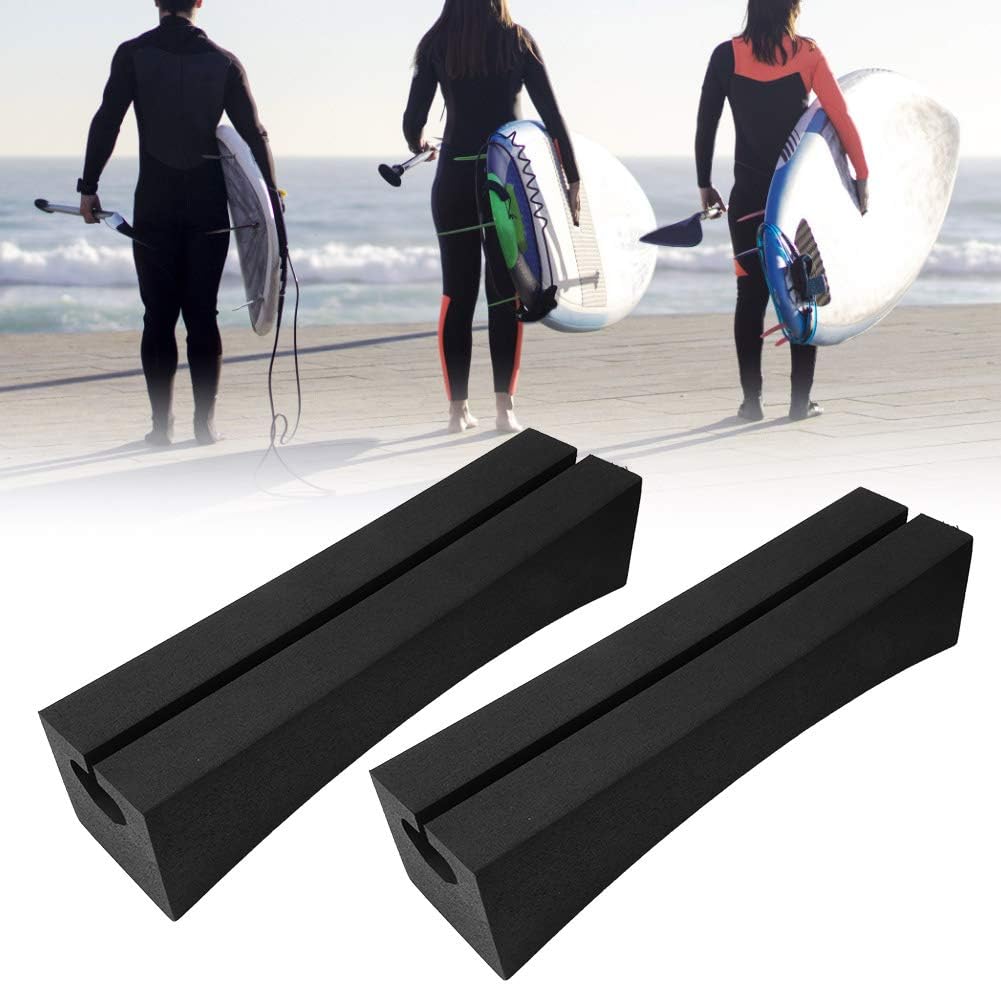 Kayak Foam Blocks for Roof Rack,Portable EVA Soft Oval Car Roof Racks Bars for Outdoor Surfboard Kayak Stand Up Paddle