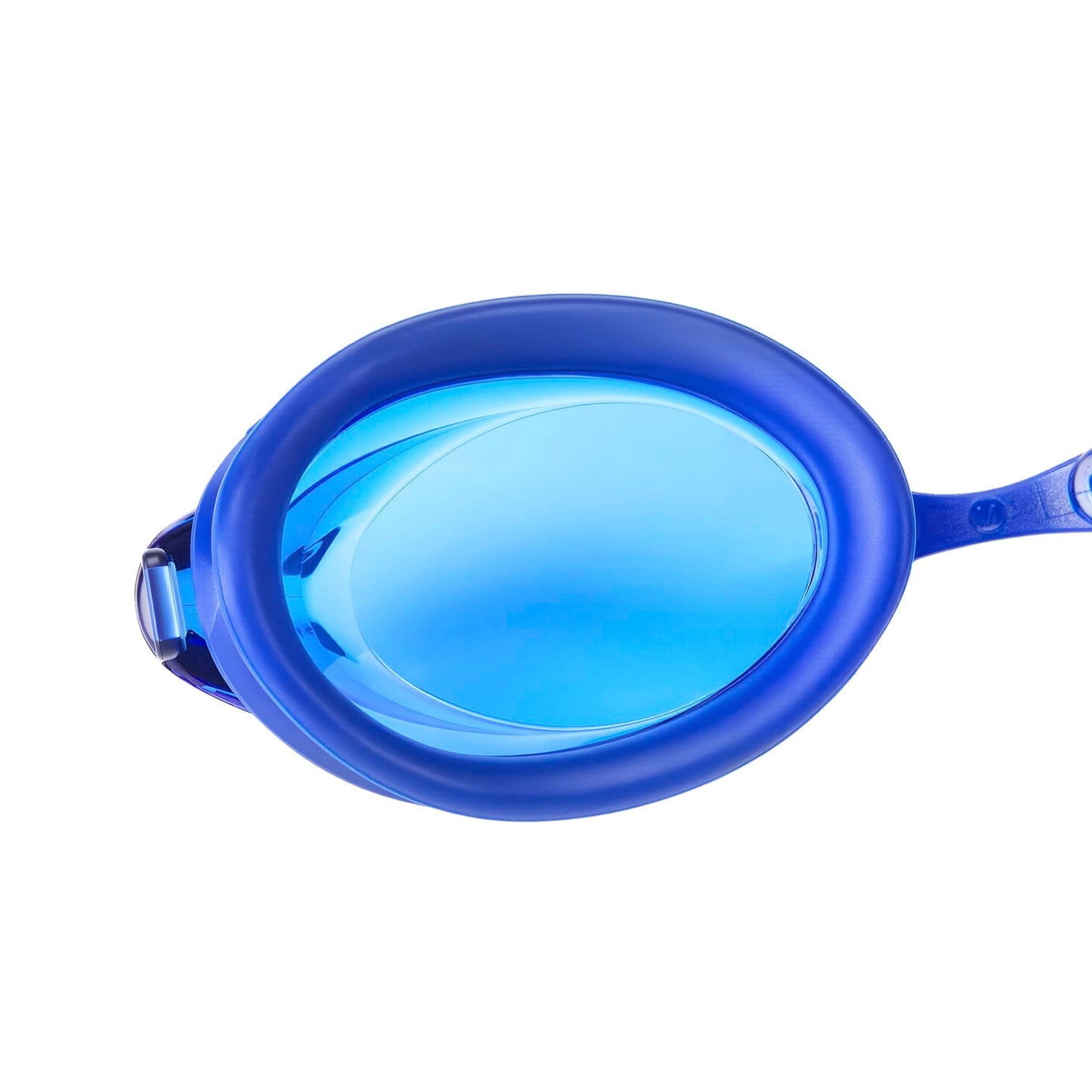 Amazon Basics Unisex Swim Goggles for Adults, Anti-Fog, Unisex, Wide View, 4 Interchangeable Nosepieces, Blue