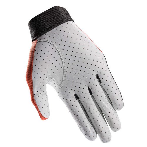 HEAD Leather Racquetball Glove - Airflow Tour Breathable Glove for Right & Left Hand - Black/Orange/White, Right - X-Large