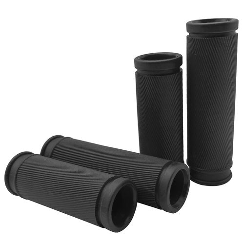 TIKBRO 4Pcs Bike Handlebar Grips,Short Mini Bicycle Handlebar Grips Rubber 85mm 105mm Fit Twist Shift and Revoshift