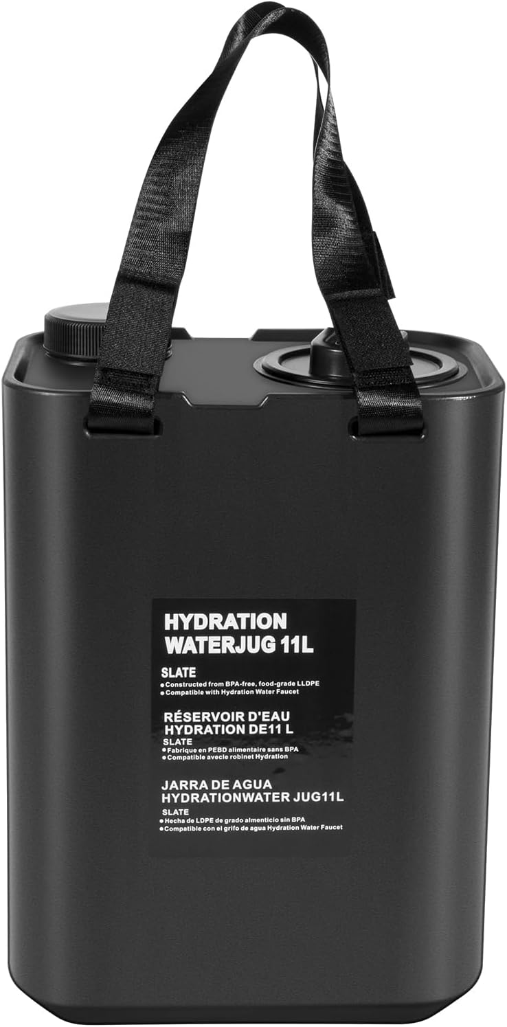11L Portable Outdoor Camping Water Storage Tank with Faucet BPA Free, Food Grade Hydration Water Storage Container Hydration Water Jug 11L for Camping, Outdoor Hiking, Picnic BBQ
