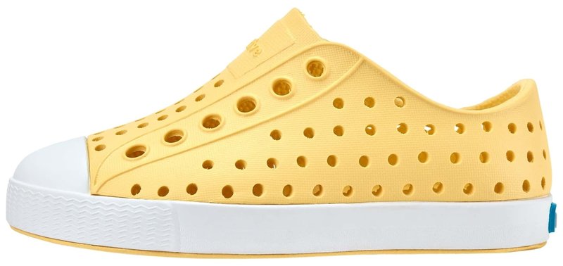 Native Shoes Unisex-Kids Jefferson Sneakers, Gone Bananas Yellow/Shell White, 6 Big Kid