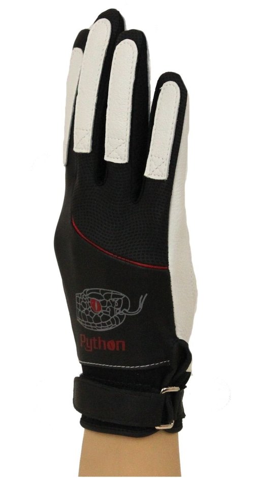 Python Deluxe Handball Glove (Pair) (Padded) (w/Strap) (Large)