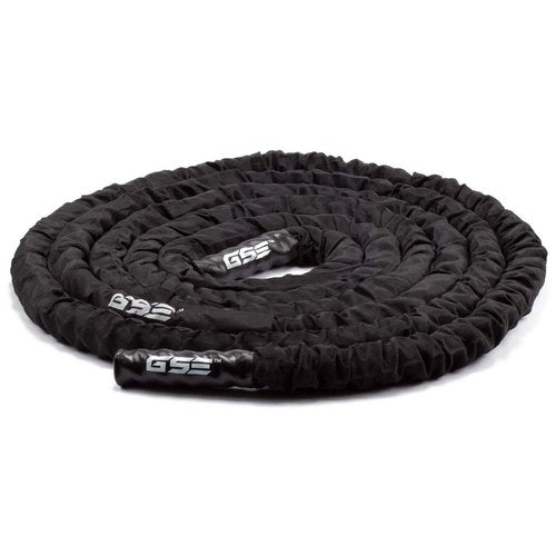 GSE Games & Sports Expert Gym Battle Rope, Heavy Workout Battle Ropes for Indoor & Outdoor Workout, Exercise Ropes for Strength Training - 30, 40, 50 Feet Lengths Available