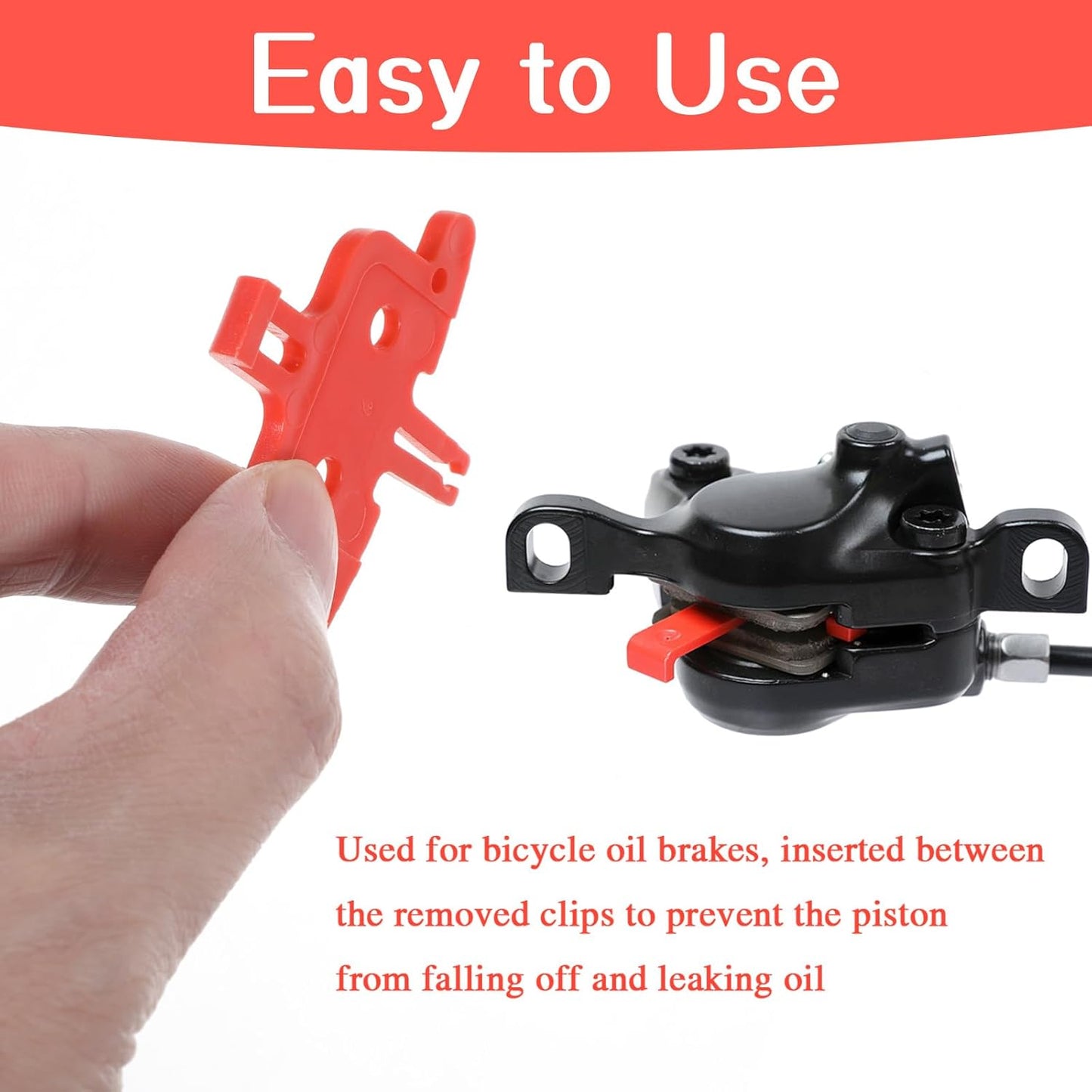 10 Pcs Bicycle Brake Pads Spacer Bicycle Hydraulic Disc Bike Brake Pad Spreader Insert Repair Tools for MTB Road Bike