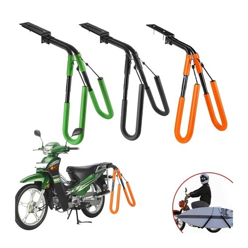 Universal Motorcycle Surfboard New Carring Holder Frame Bracket Portable Adjustable Side Carrier Surf Rack Holder Accessories(Orange)