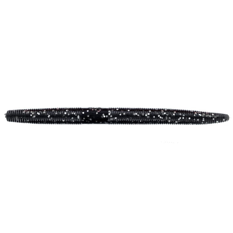 Yamamoto Gary 5" SENKO SMOKE W/ LARGE BLACK & SILVER FLAKE (10 PACK)