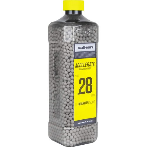 Valken Accelerate Airsoft BBS - 0.28G-5000CT-White